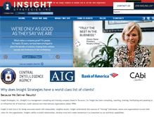 Tablet Screenshot of insightstrategies.com